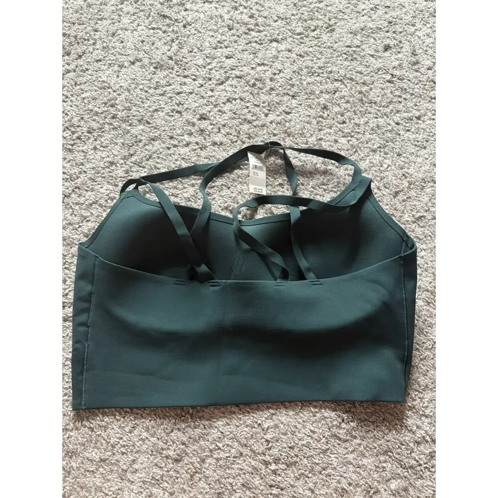 Aerie OFFLINE Real Me Most Support Forest Green Sports Bra Size XL NWT